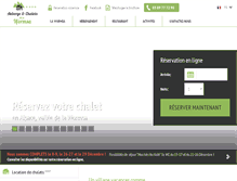 Tablet Screenshot of alsace-chalets.fr
